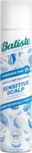 Batiste Sensitive Scalp Dry Shampoo, Fragrance Free, 200ml