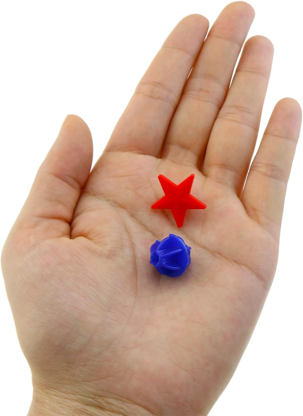 DGZZI 72PCS Rolled Beads and Star Style Plastic Bicycle Spoke Decorations Cycling Accessories Suitable for Mountain Bike