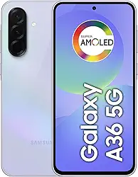 Celular Samsung Galaxy A36 5G 256GB, 8GB RAM, Recursos AI (Violeta)