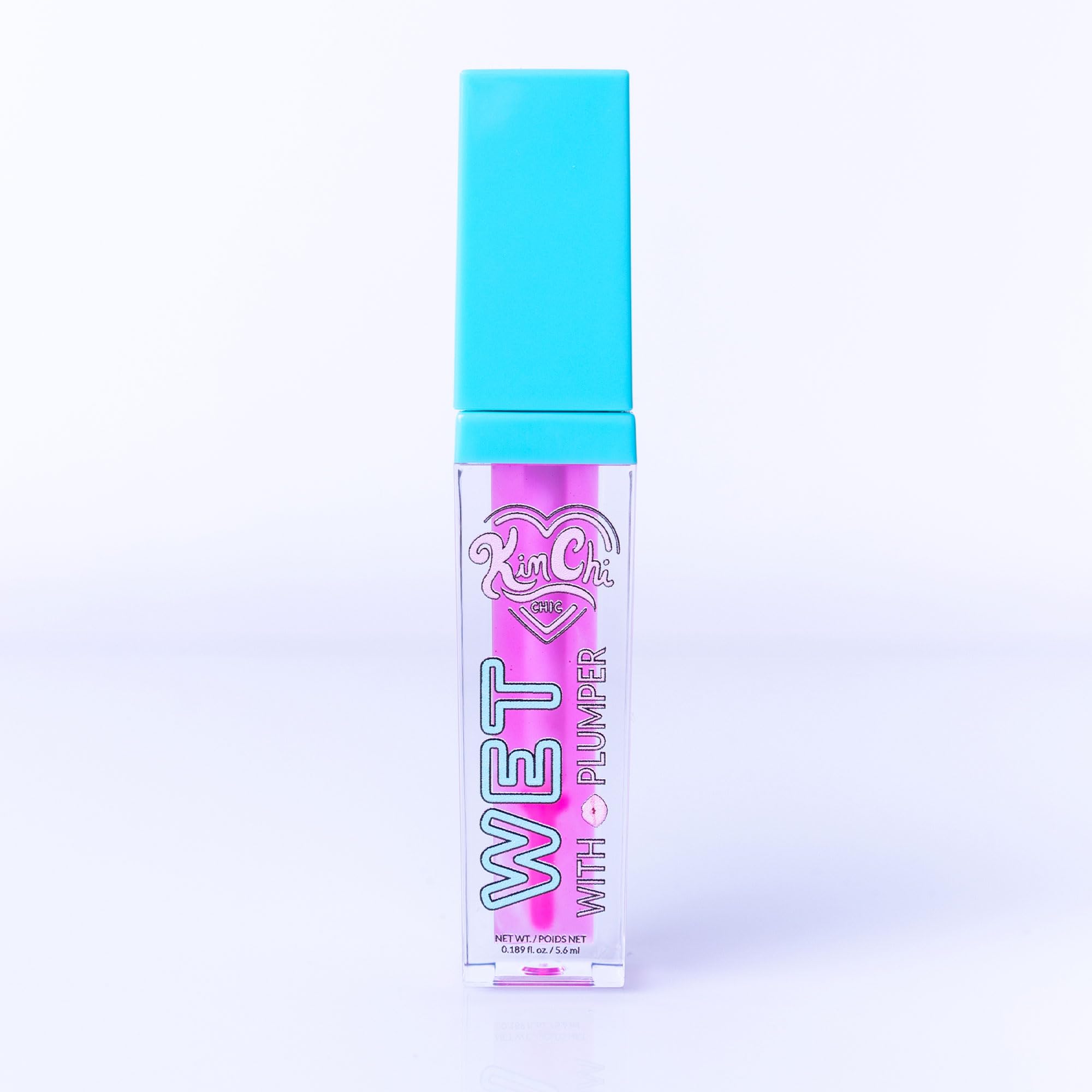 Kimchi Chic Beauty High Shine Wet Gloss Lip Plumping Lip Gloss, High Shine, Non-Sticky, Super Lightweight and Vegan Lip Gloss, Clear, 01 , 5.6ml