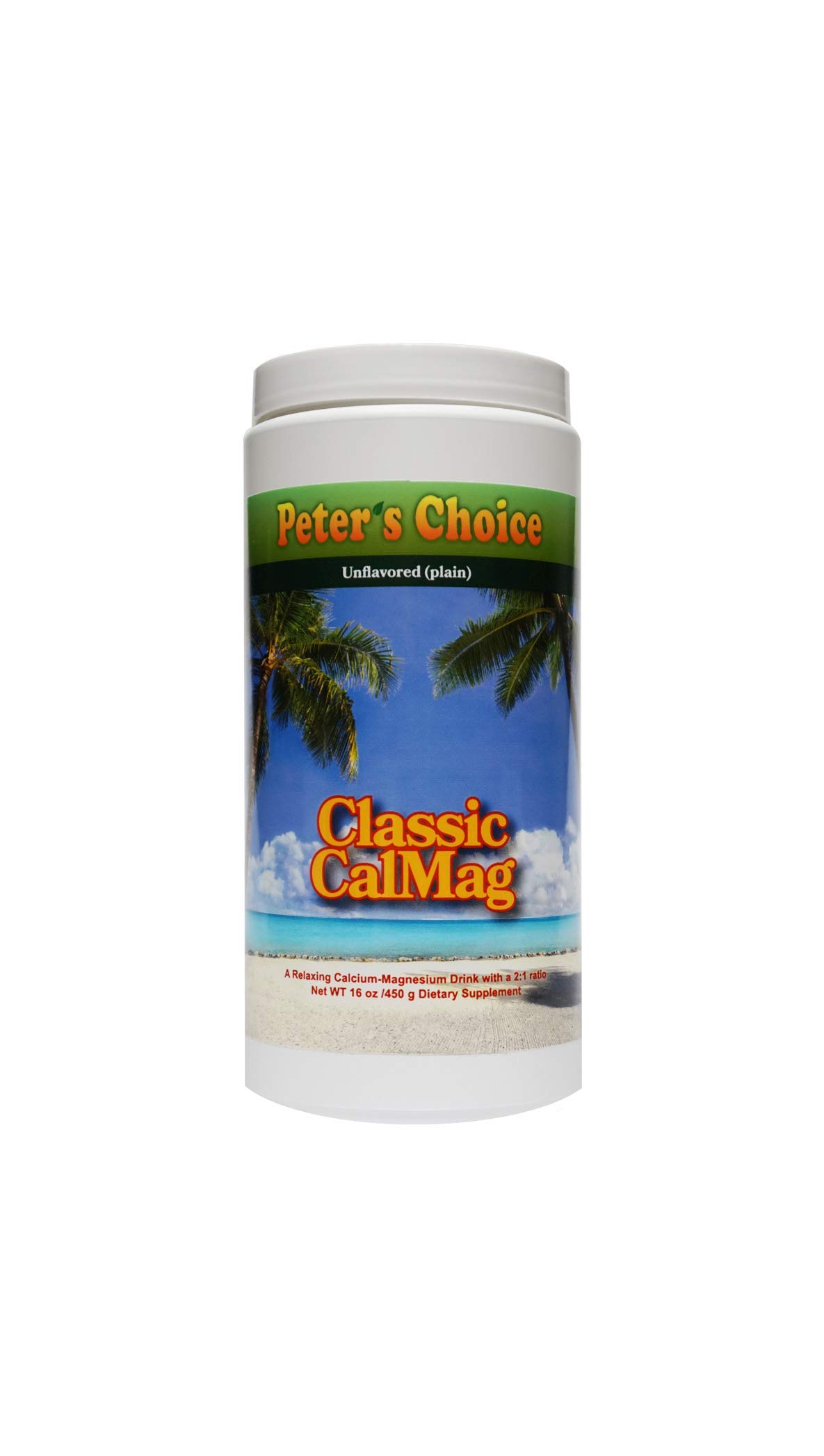 Peter Gillham's Cal-Mag, High Absorption 2:1 Calcium & Magnesium Citrate Powder; Supports a Healthy Response to Stress, Muscular & Bone Health, Reduce Cramps, Unflavored 16 oz
