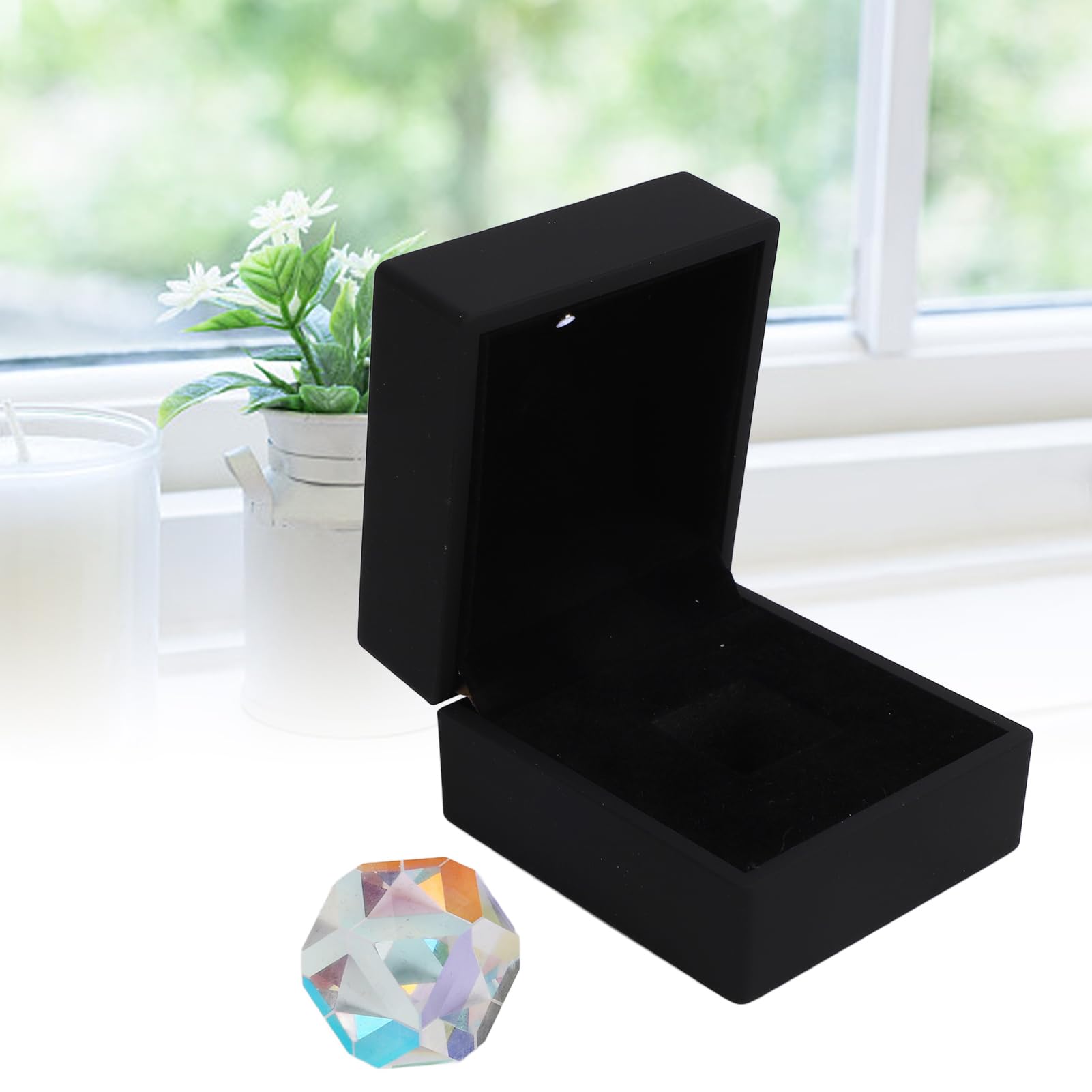 Color Cube Prism K9 Optical Glass Polyhedron RGB Dispersion for Prism Art Photography 20mm