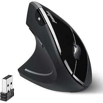 perixx Perimice-713L USB-Maus Optisch Ergonomisch black