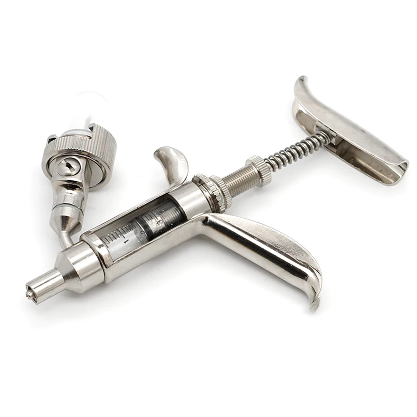 Dispensador De Medicina Veterinaria Jeringa Continua Automática Para Ganado Equipo Veterinario Pistola De Vacunación Para Vaca Cerdo Y Oveja 3ml