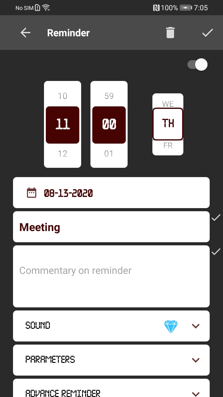 DO NOT FORGET - a reminder with stickers - App on Amazon Appstore