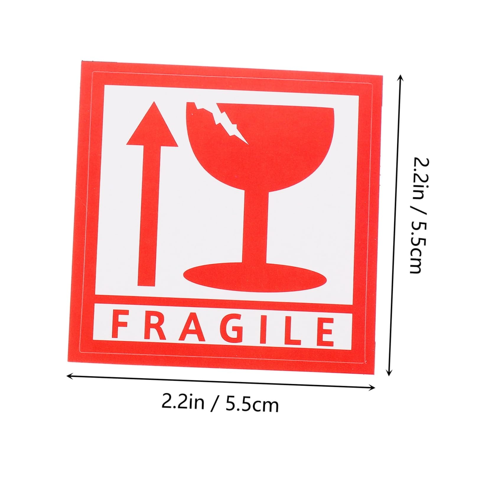 Autocollant Fragile Autocollant 1000 Pièces Cuivre pour Emballage