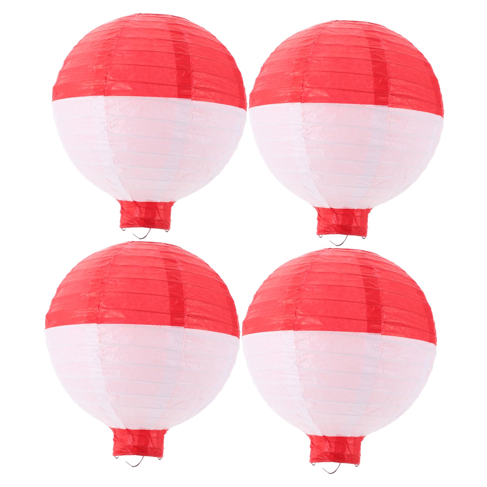 Zerodeko 4pcs Ocean Themed Lanterns Decorative Paper Shades for Birthday Shower Beach Parties Nautical Decor Under Sea Party Supplies Aesthetic