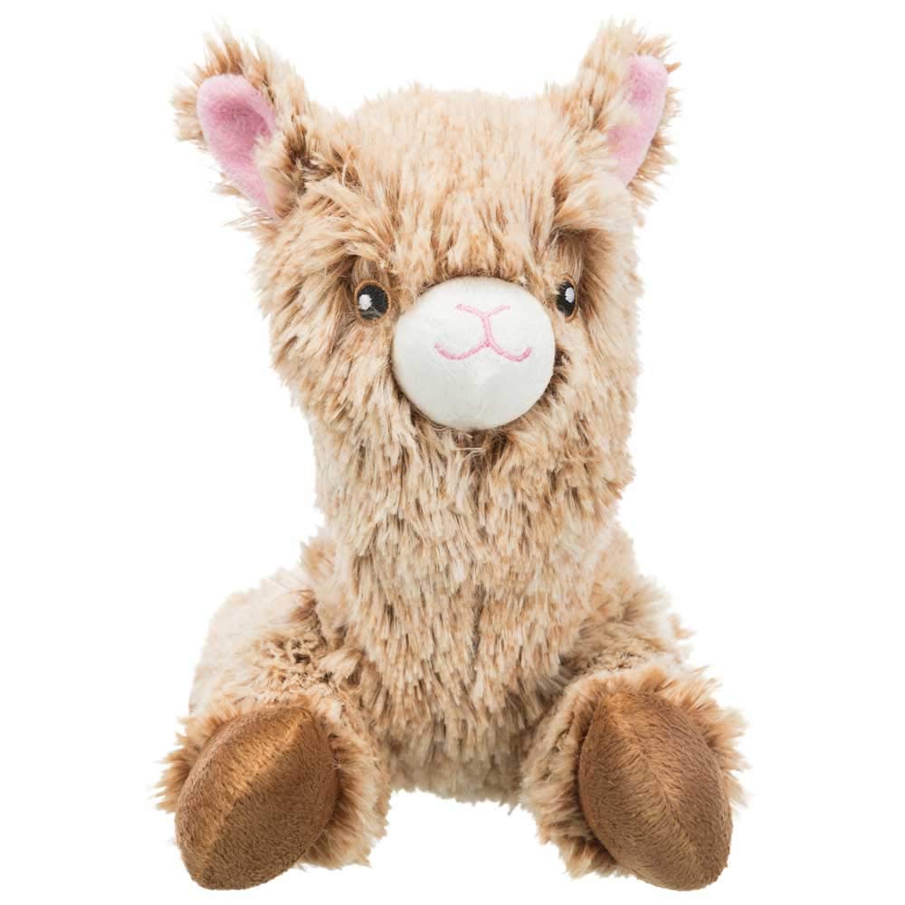 TRIXIE Soft Plush Alpaca Dog Toy - 22cm, Dog Toy for Large & Small Dogs, No Squeaker - 35677, brown, 22 cm - Image 2
