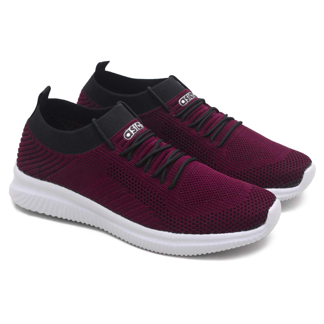 ASIAN Mens Easywalk-08 Sports Running Shoes,First Walker, Gym Casual Sneaker Lace-Up Lightweight Shoes Maroon (B08F3PNG8L) Amazon Price History, Amazon Price Tracker