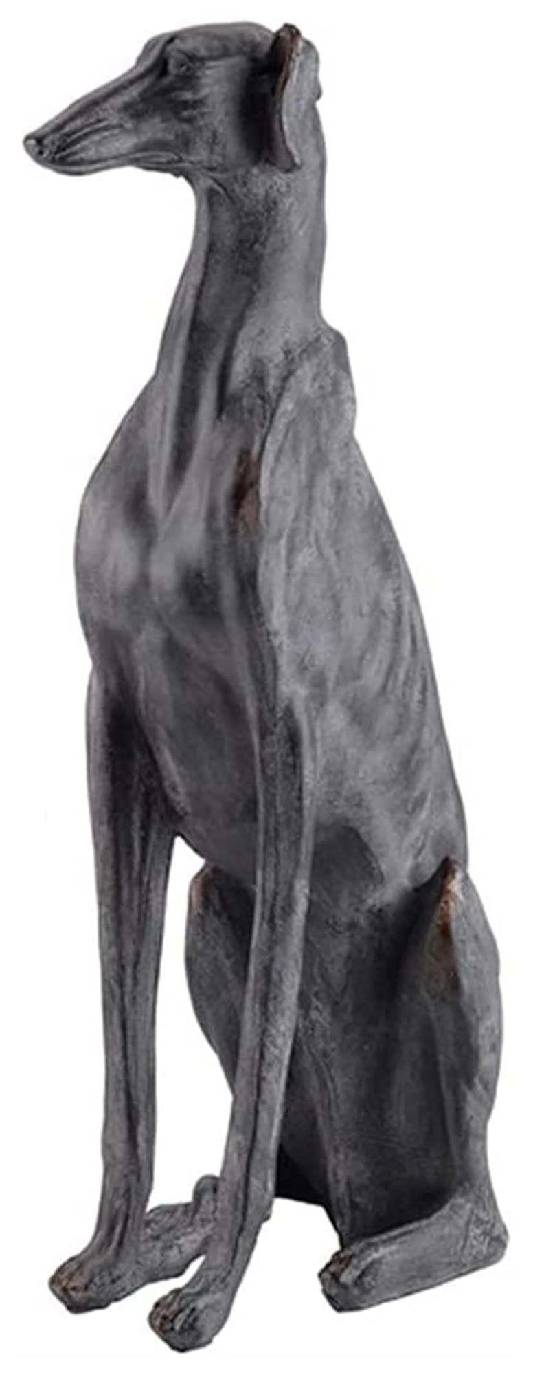 Estatua de Perro Minimalista Moderna, Escultura Artesanal de Resina de simulación, Escultura de césped de jardín y Porche de casa