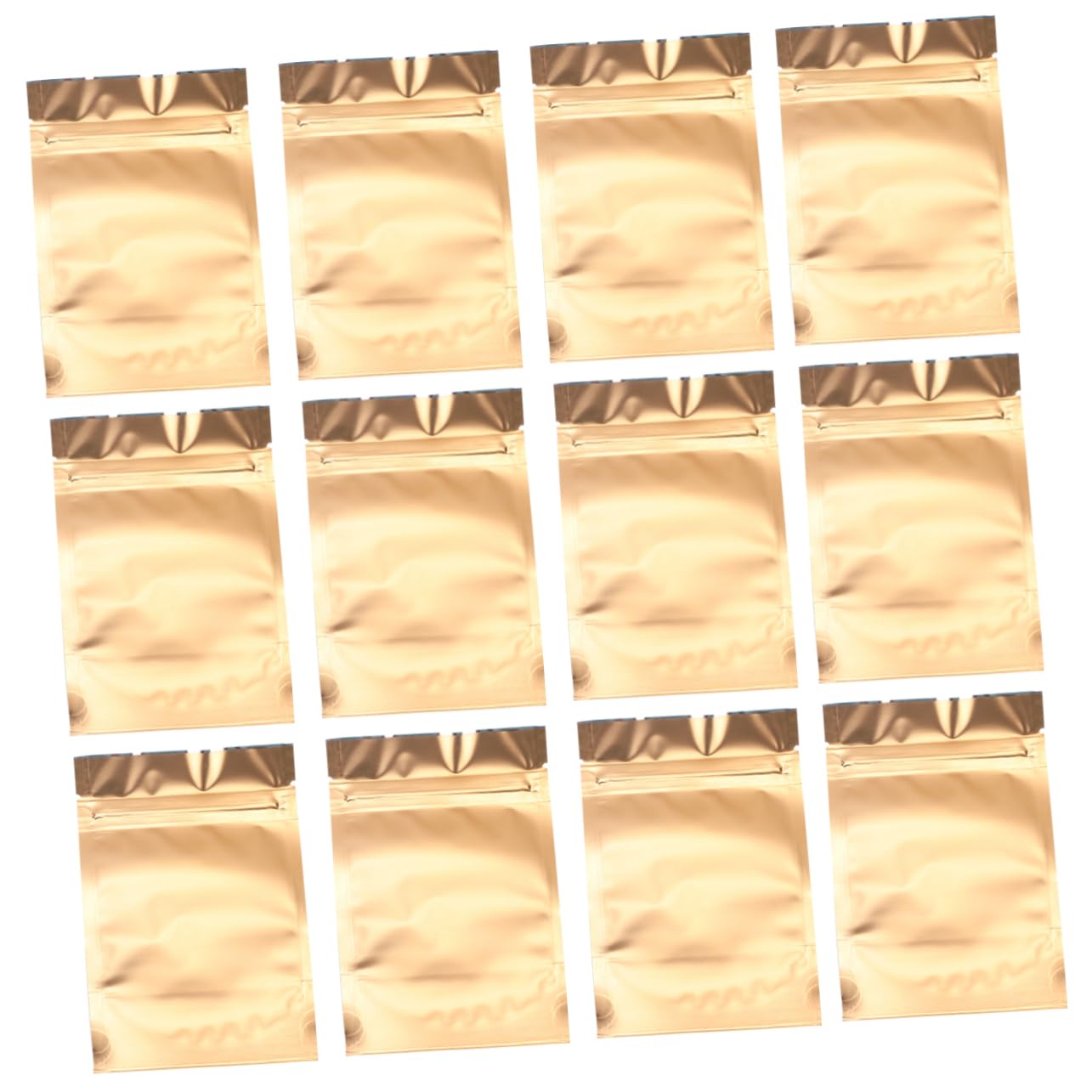 NAMOARLY Food Self-sealing Pouch 100pcs Practical Aluminum Foil Pouches for Baking Candy Tea Nuts Sturdy Easy to Seal