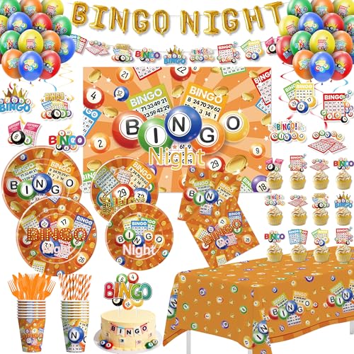 Srua Don Bingo Birthday Decorations Game Night Bingo Party Decorations