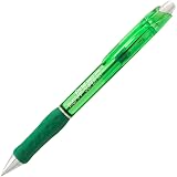 Pentel RSVP Super RT Ballpoint Pen, (0.7mm) Fine Line, Green Ink, Box of 12 (BX477-D) – view 2
