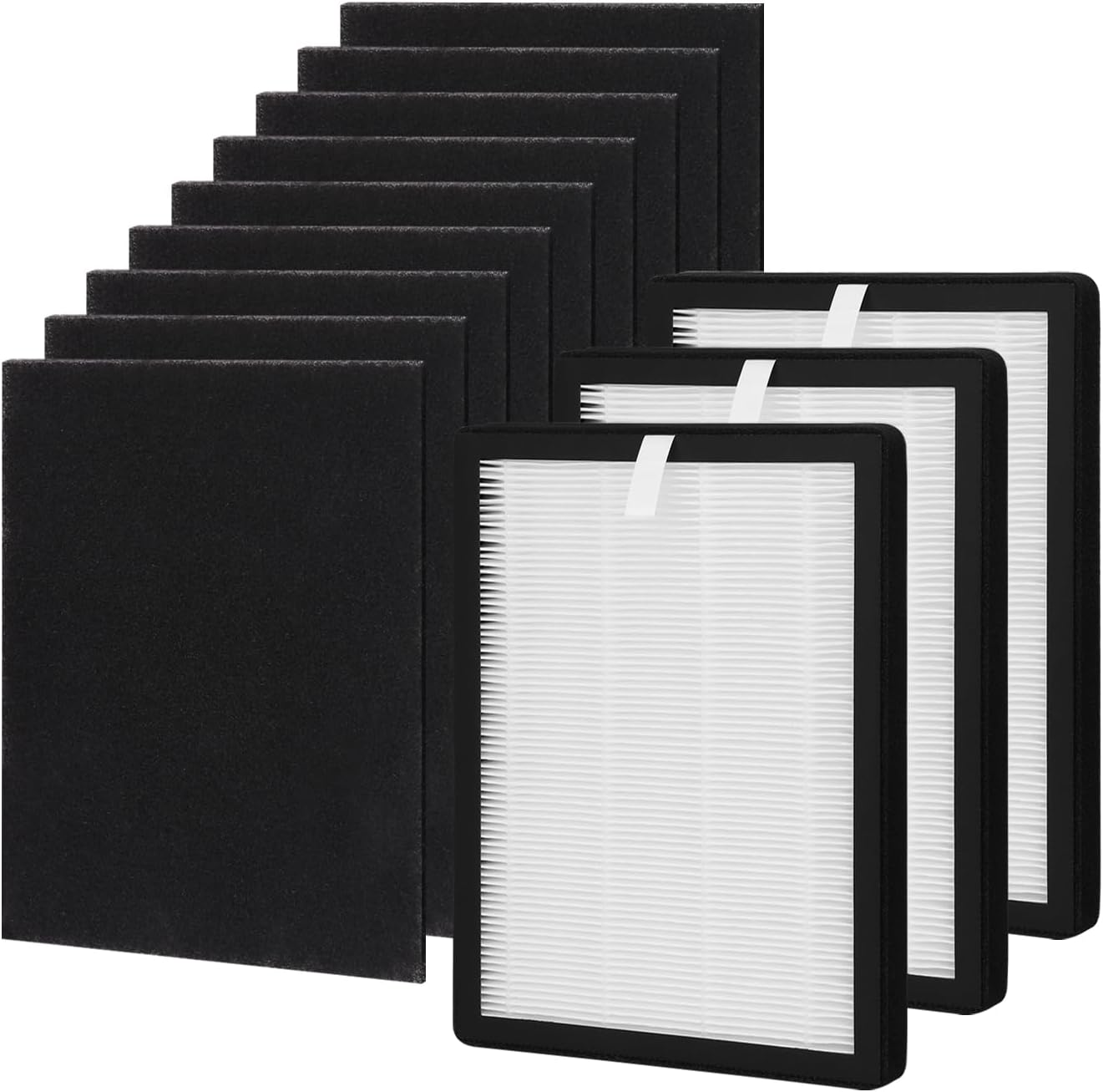 ProHEPA 9000 Replacement Filters for VEVA ProHEPA 9000 Air Purifier - 3 Pack Premium H13 True HEPA Filters + 9 Pack Activated Carbon Pre-Filters