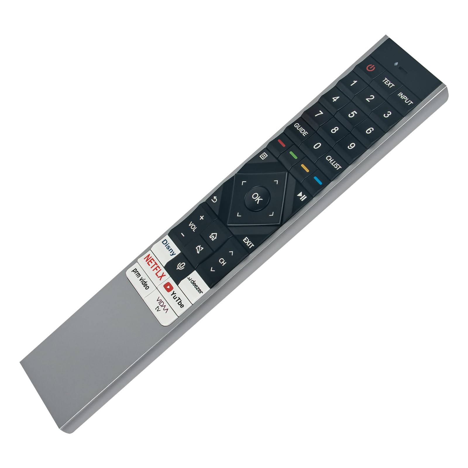 ERF6N64 VINABTY La télécommande vocale Convient pour Hisense ERF6N64H 65U8K 55U8K 85U8K 65U81KQ 65U82KQ 65U86KQ 65U87KQ 65U88KQ 55U88KM 65U88KM 75U88KM 85UXK