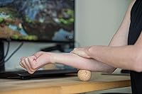 Vista 6 de Bola de masaje de corcho de viaje, alternativa ligera y sostenible a la bola de lacrosse para aliviar el dolor muscular (1.9 pulgadas
