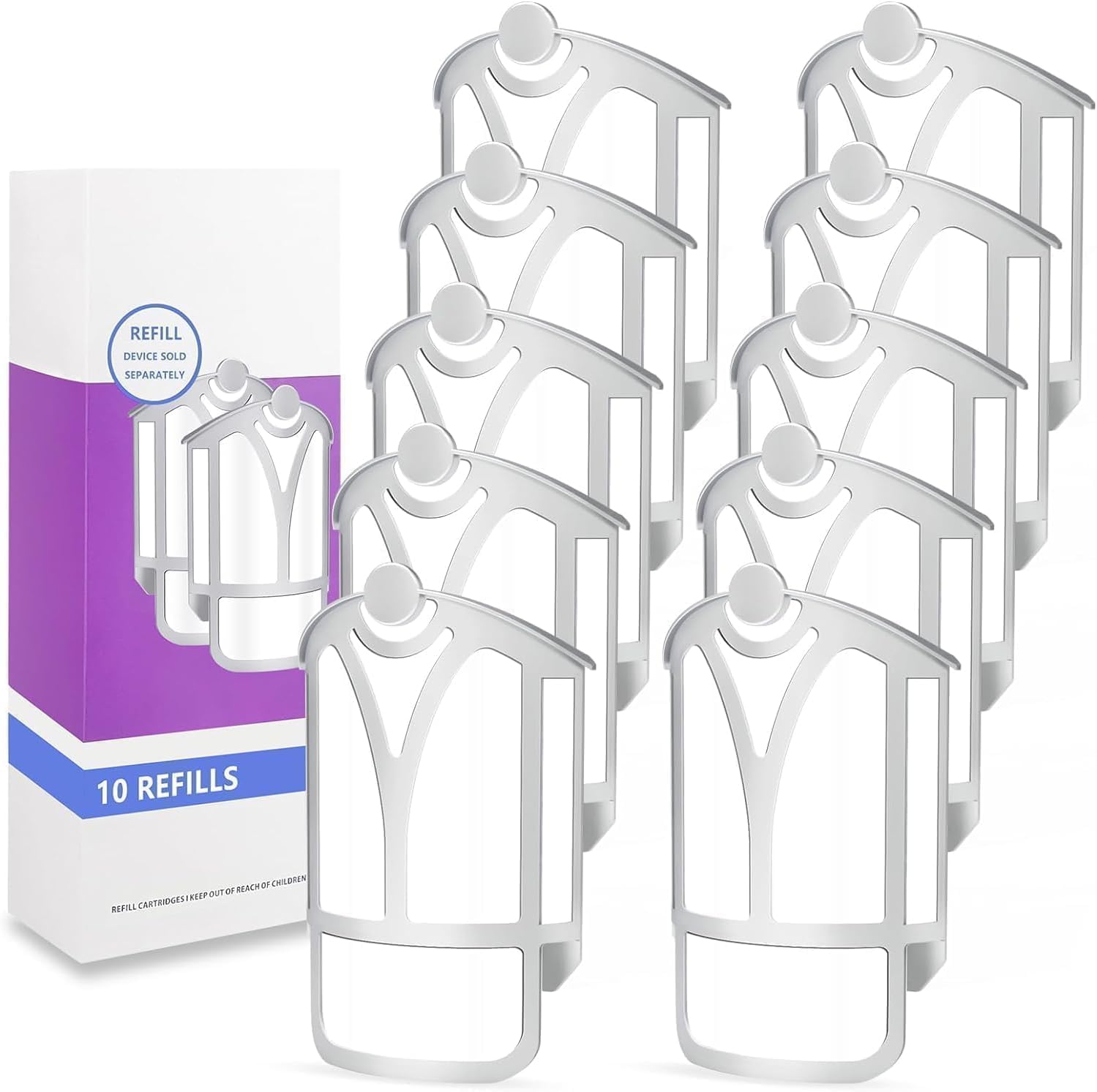 elvizam 10 Pack Refill Cartridge Kit Compatible with ZIVO M364 and Max Plug-in Light, Replacement Fit for Z3VO (10 Pack)