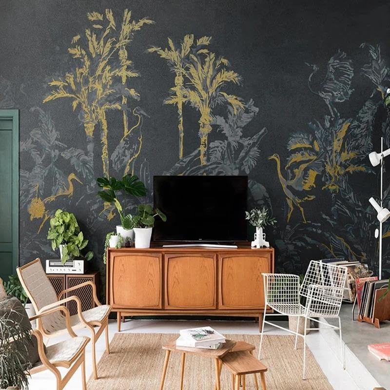 Papier peint mural 3D en PVC premium pour décoration haut de gamme