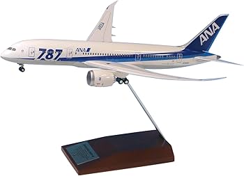 Amazon | 全日空商事 1/200 787-8 JA805A 787ロゴ付き国際線仕様機