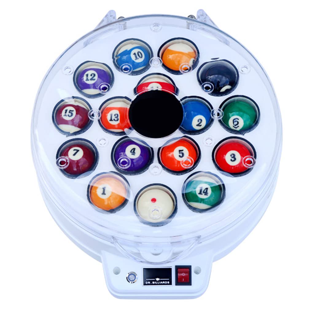 Pool Ball Polishing Cleaning Machine, Bulletproof Ballistic Billiard Ball Polishing Cleaning Machine, Pool Ball Cleaner polishing Machine is Suitable for Billiards Ball Set Snooker Ball Set, 16 Ball