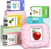 Vista 8 de 520 Tarjetas flash parlantes de palabras visuales ABC, regalo de Navidad y cumpleaños para niños de 2, 3, 4, 5, 6 años, actividades de aprendizaje