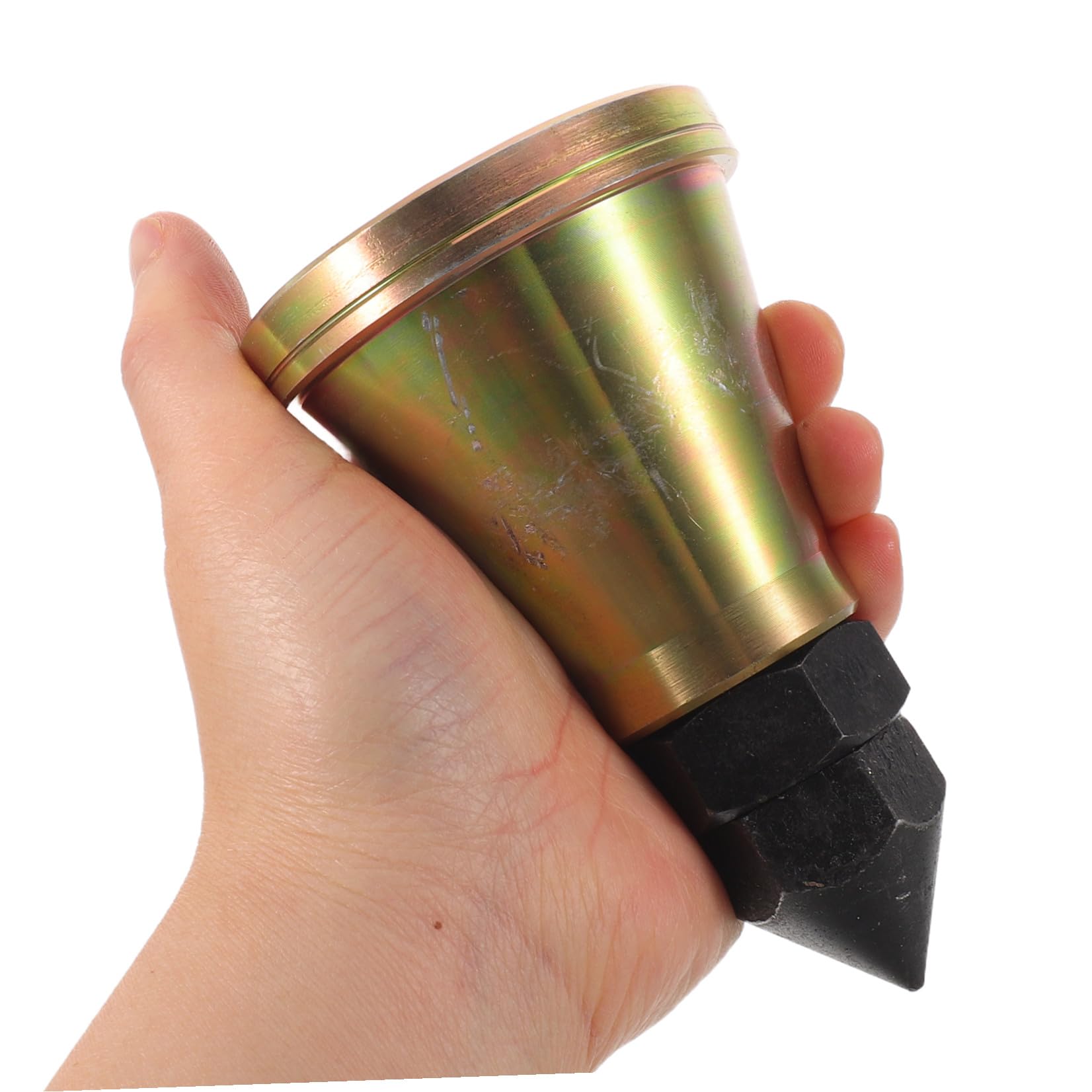 Gato de Tornillo Ajustable Gato Estabilizador para Caravanas Acero 45 Dorado Almohadilla Antideslizante y Nivelación de Fresadoras