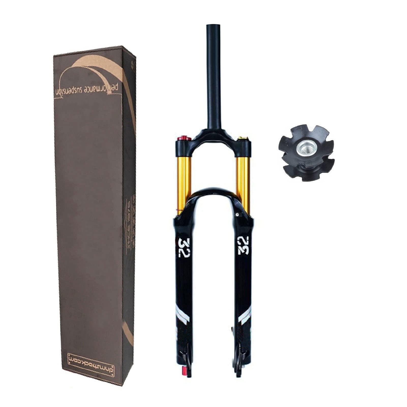 Fourche de VTT pneumatique 140 mm pour rouler confortablement en forêt et montagne