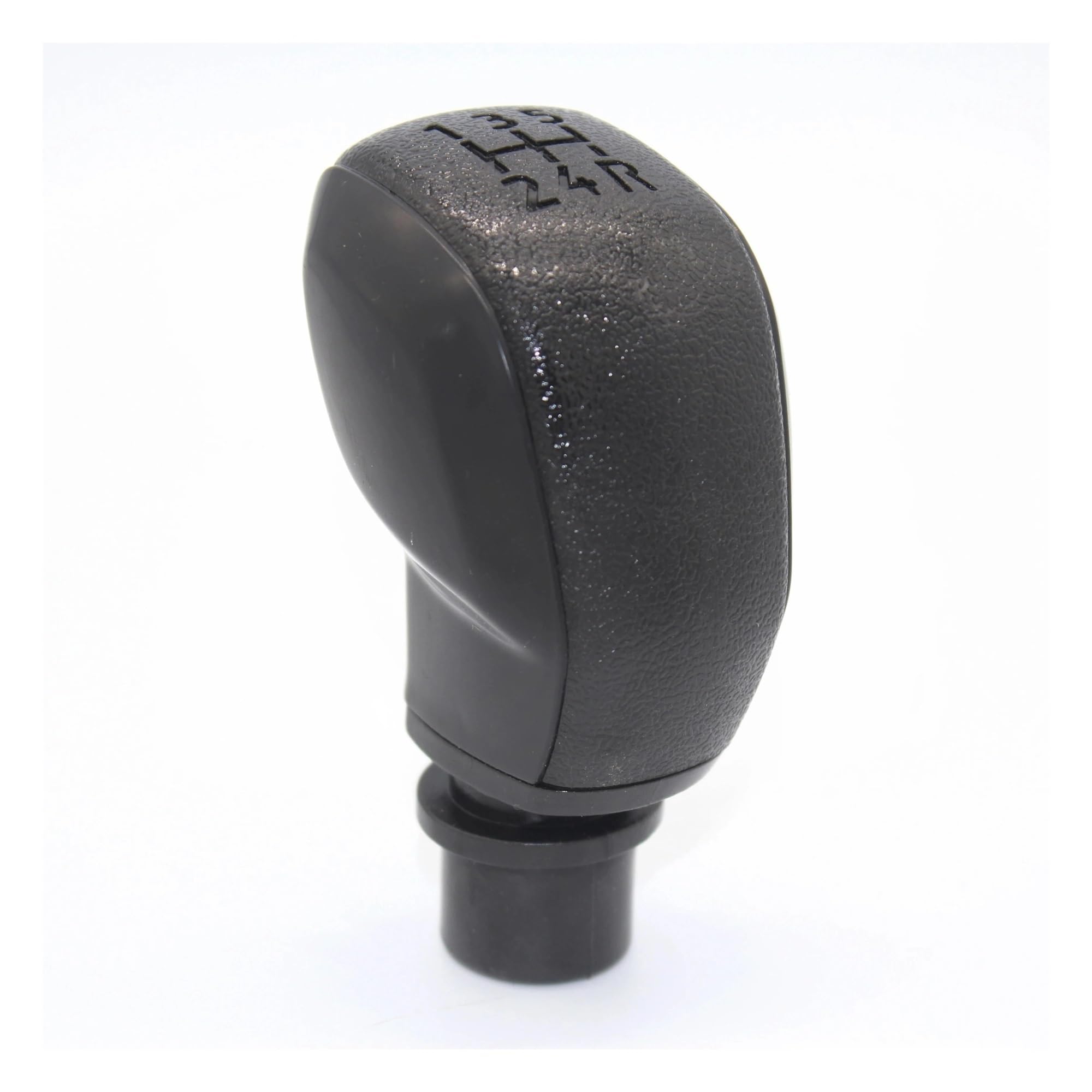 XKOEHXJ Car Gear Shift Knob for Citroen for C-Quatre for C-Triomphe for Elysee 5 Speed ABS Gear Shift Knob Gearbox Boot Cover(Black)