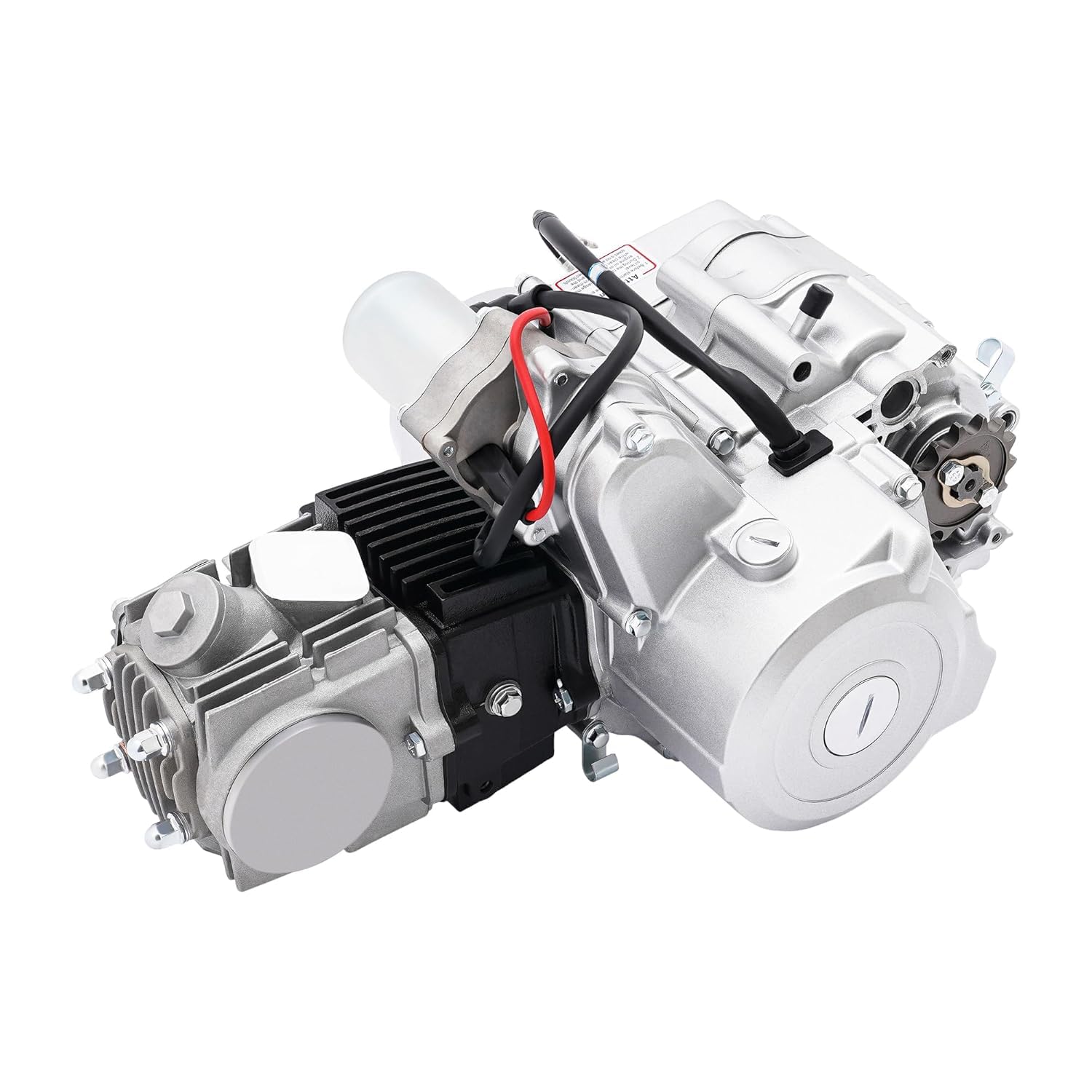 110CC 4 Stroke Engine Motor, Auto Transmission Electric Start Single Cylinder Engine, Chain Driven, for 50cc 70cc 90cc 110cc ATV and Go Karts