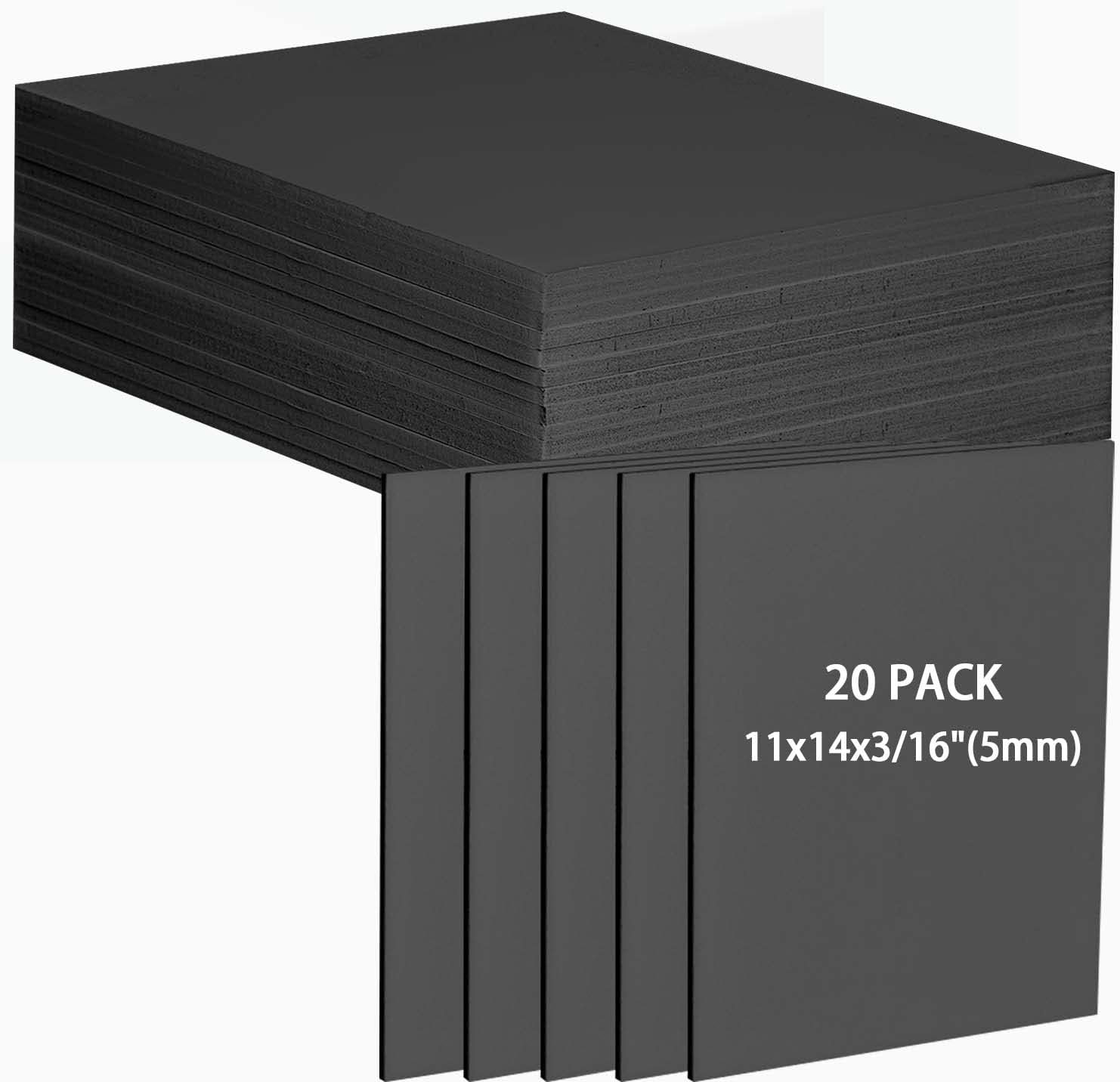 [30Pcs] A3 Black Foam Board 16.5" x 11.75" Black Foam Core