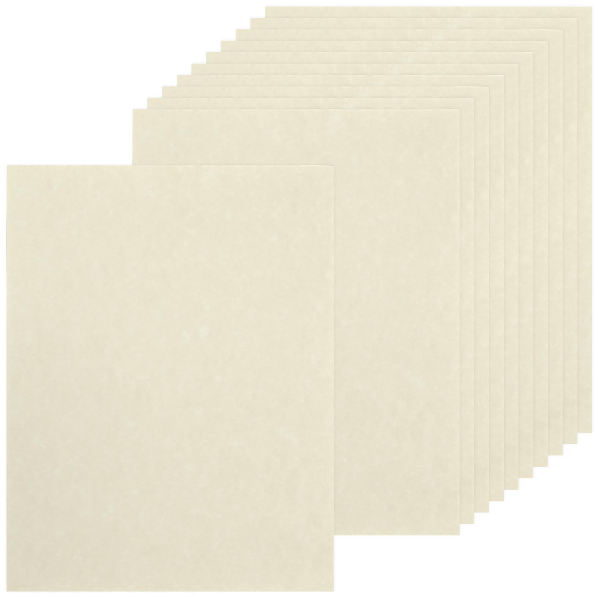 aleawol 100 Sheets Printed Parchment Paper, A4 Writing Paper Set Vintage, 180GSM Thickened Creamy White Blank Certificate Printing Paper for Writing Resume Printing DIY