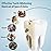 Lagunamoon Whitening Charcoal Toothpaste for Sensitive Teeth, Enamel Repair, Cavity Protection - Natural Toothpaste for Whitening, Removing Stains, Mint Flavor Freshen Breath Mint Gel - No Peroxide