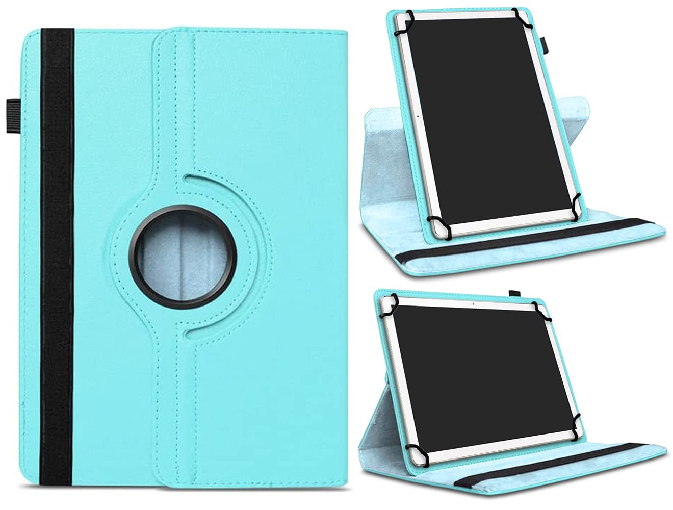 AKNICIUniversal 10 Inch Tablet Case for Dragon Touch Teclast Toscido LNMBBS Beista Lenovo Blackview Chuwi ACEPAD YESTEL Qimaoo Padgene Samsung Pritom YOTOPT ALLDOCUBE MEBERRY DUODUOGO - Sky Blue