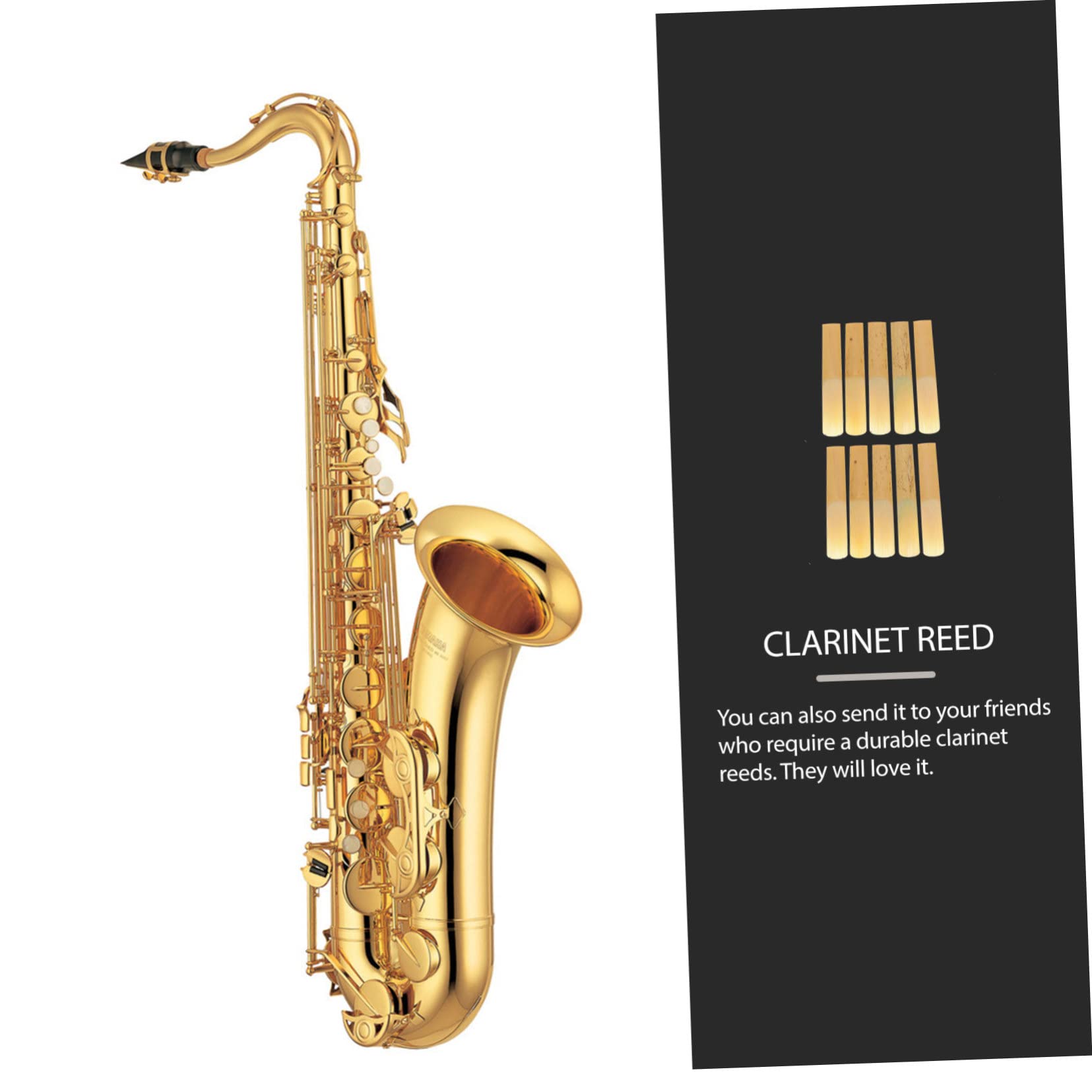 COSMEVIVI 10 Pack Clarinet Saxophone Instrument Easy Install Clarinet Accessory