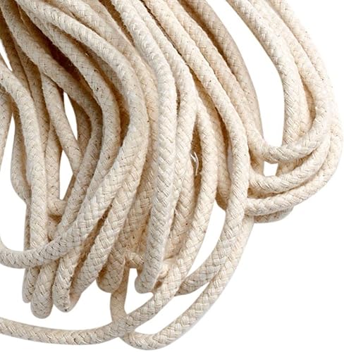 Miniatura 3 de Mechas redondas de algodón, cuerda de mecha, duradero, núcleo de algodón, farol, vela, lámpara de queroseno, suministros de iluminación para estufa,