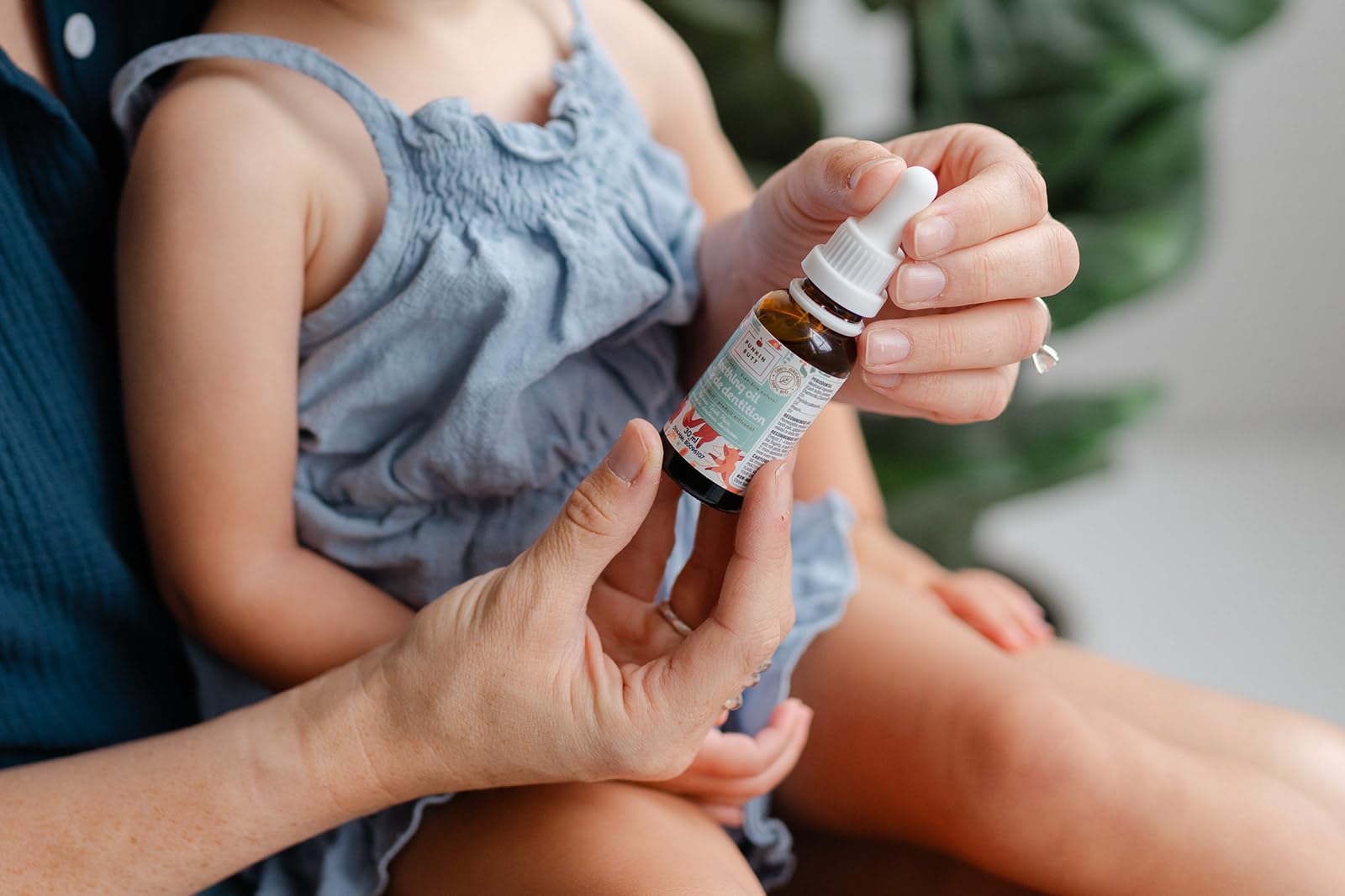 Punkin ButtTeething Oil for Babies, Infused with Chamomilla, Phytolacca & Rheum, Plant-Based Formula, Homeopathic Natural Teething Relief for Babies, 1oz Bottle