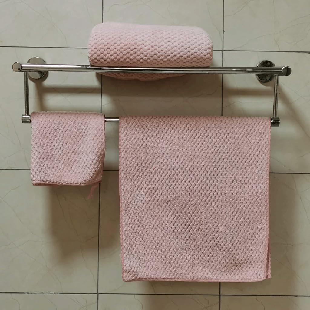 Fiber Towel Polyester Towel Set of 6 Hand Towels Quick Dry Bathroom Use