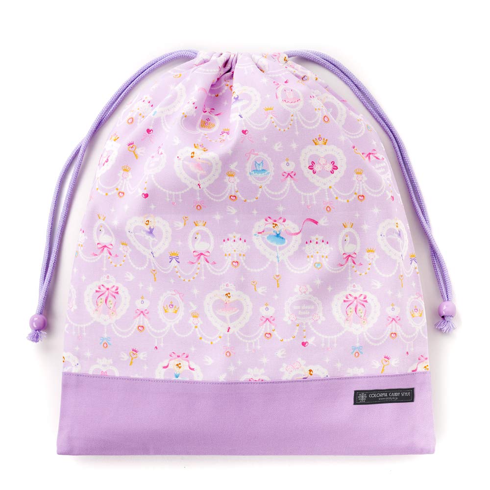 Amazon.co.jp: COLORFUL CANDY STYLE 体操服袋 女の子 巾着袋 大 体操