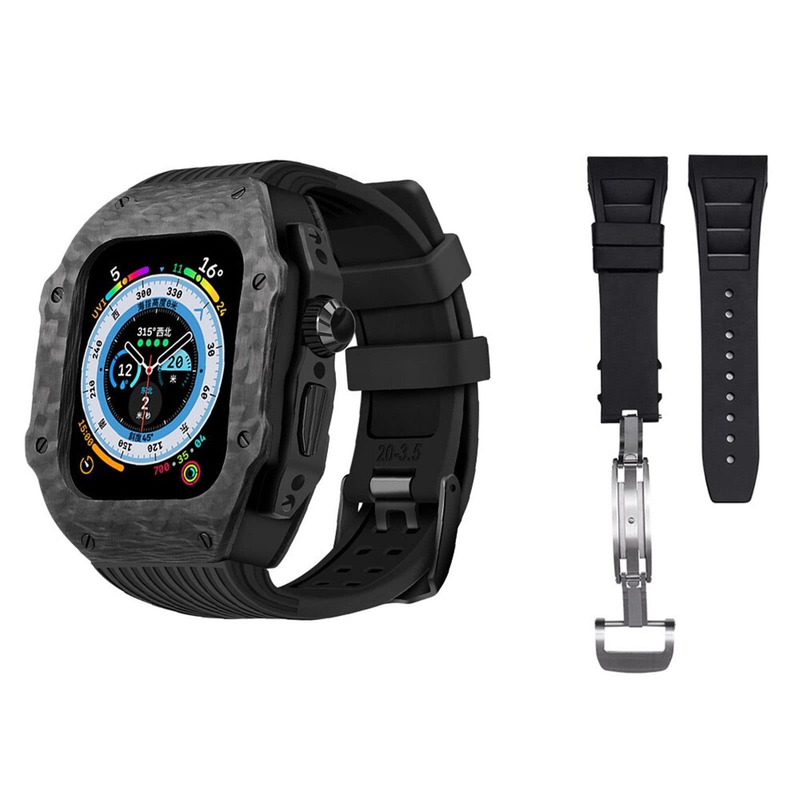Amazon.co.jp: bik Apple Watch 8 Ultra 49mm用の2バンド修正キットを
