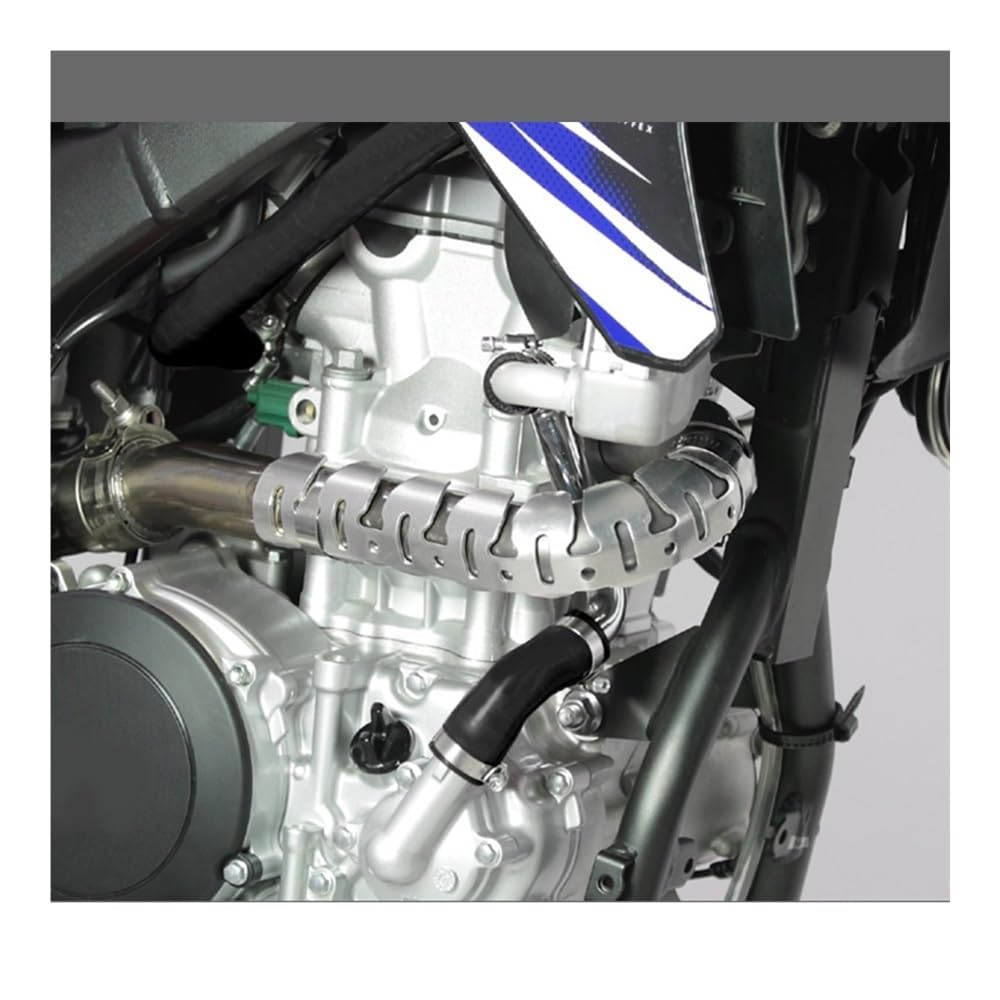 Protezione Protettiva per Scudo Termico del Tubo di Scarico del Silenziatore della Motocicletta A 4 Tempi(Color-S)