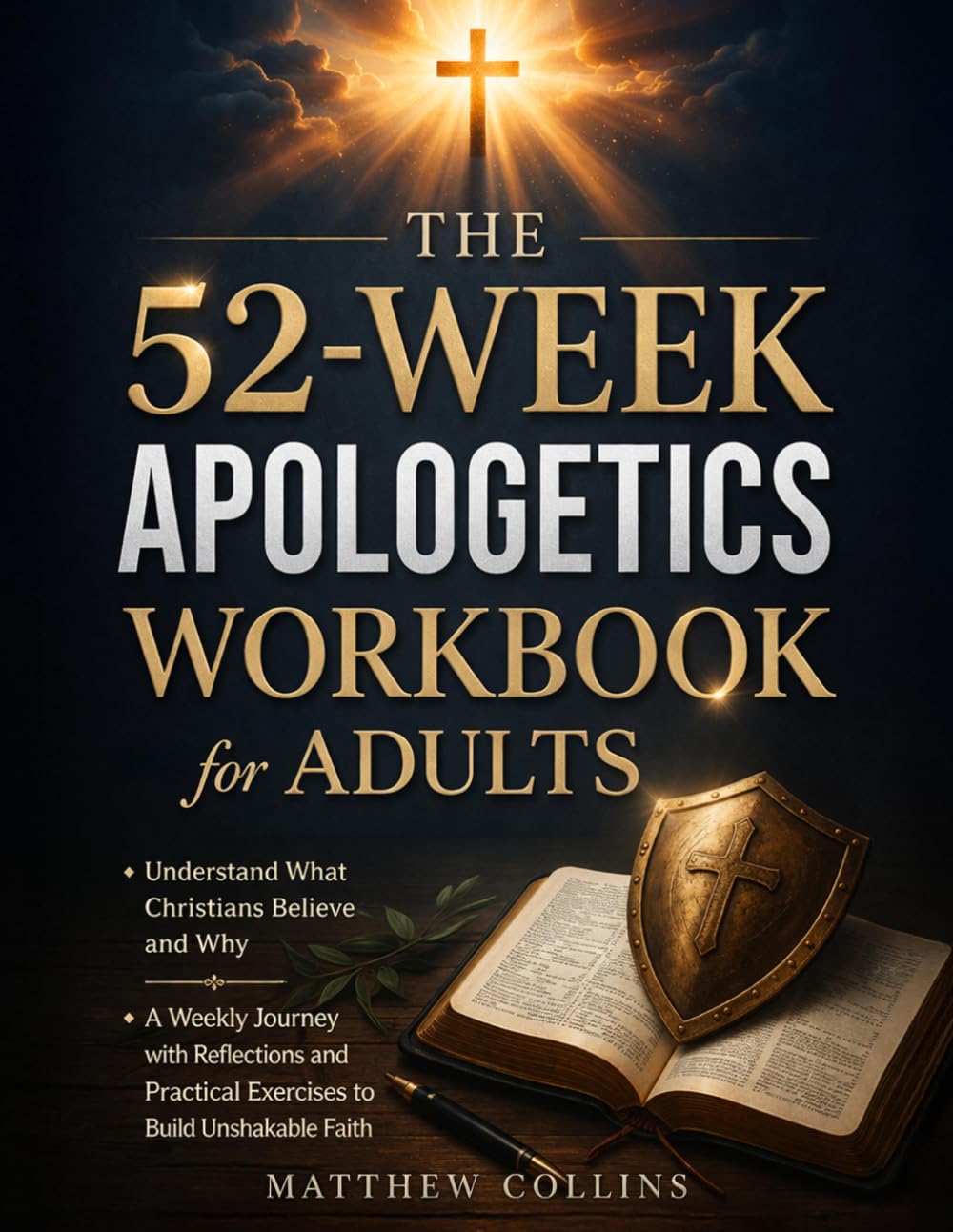 The 52-Week Apologetics Workbook for Adults: Understand What Christians Believe and Why | A Weekly Journey with Reflections and Practical Exercises to Build Unshakable Faith