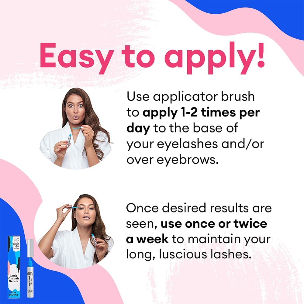 Silly Lash Growth Serum Eyelash & Eyebrow Growth Enhancer