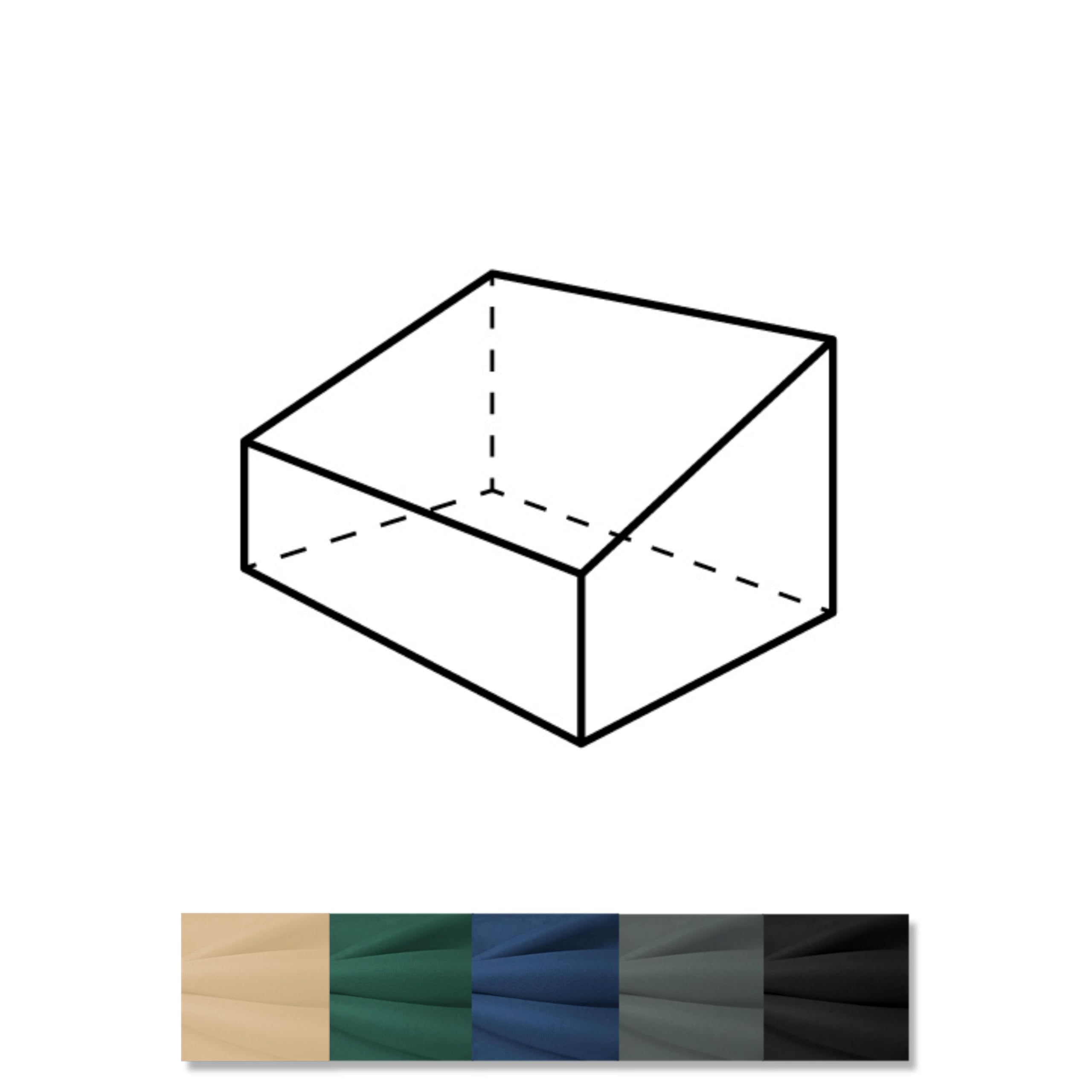 Abdeckung nach Maß - wasserdichte Oxford 600D Schutzhülle für Sofa Gartenstuhl Stapelstuhl Gartensessel Sonnenliege Rasenmäher Gartentraktor - Robustes Edelstahl-Zubehör - Made in EU