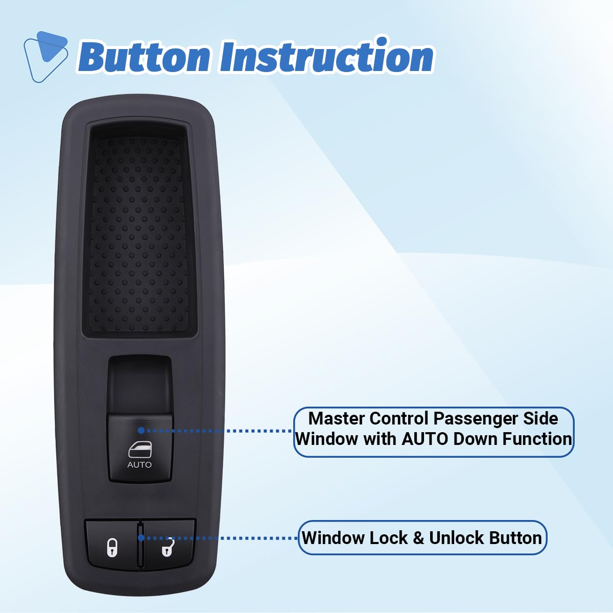 Snapklik.com : AiYiGu Passenger Power Window Switch Control Button ...