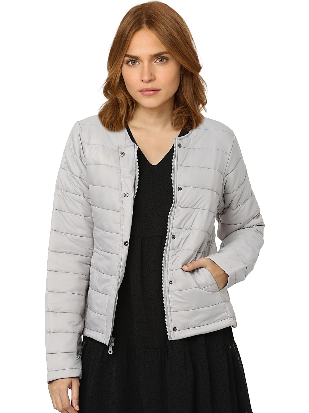 vero moda Women's Nylon Regular Fit Puffer Jacket-picture-47