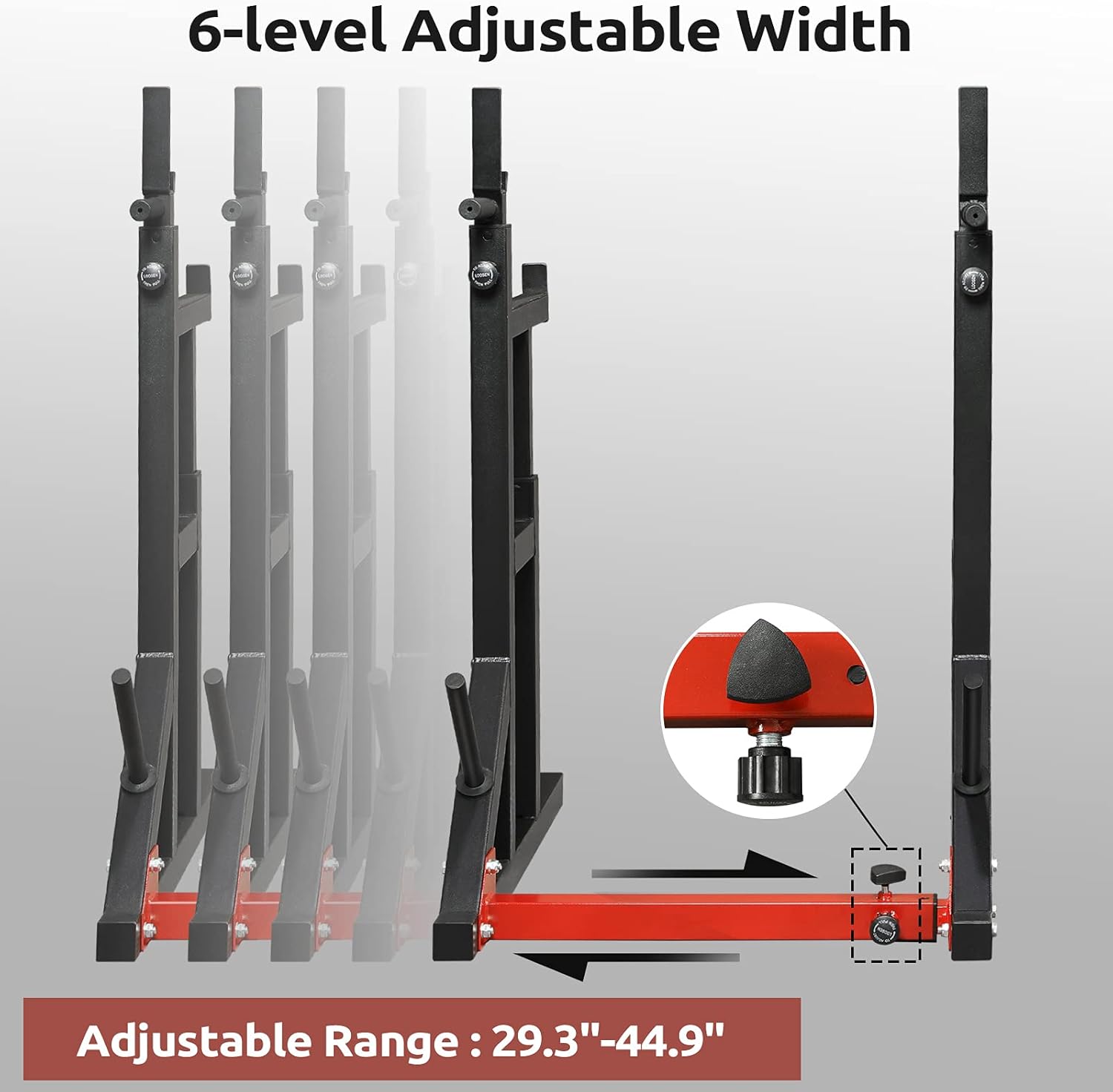 KICODE Squat Rack, Muti-Function Barbell Rack, Portable Squat Rack, Weight Rack for Bench Press, Portable Adjustable Barbell Weight Rack, Strength Training Weight Racks for Gym & Home : Everything Else