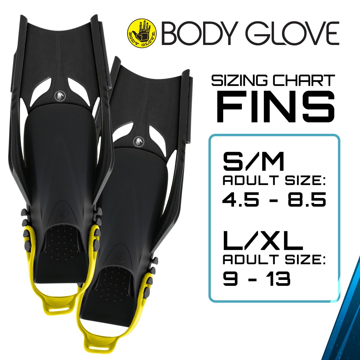 BODY GLOVE - Free Breathing Snorkel Full FACE MASK Set-with FINS-Travel Bag-Anti Fog-Anti Leak-Panoramic View-Camera Mount-Open Water-Scuba Diving-Snorkeling Gear