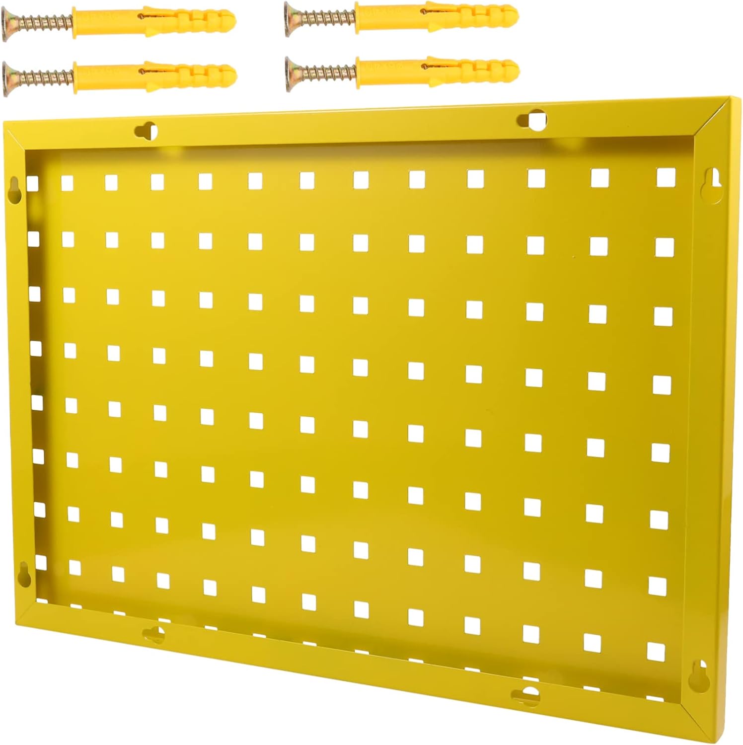 1pc Pegboard Storage Shelf Galvanized Steel Tool Organizer for Garage Multi-Functional Hanging Board for Tool Organization Storage