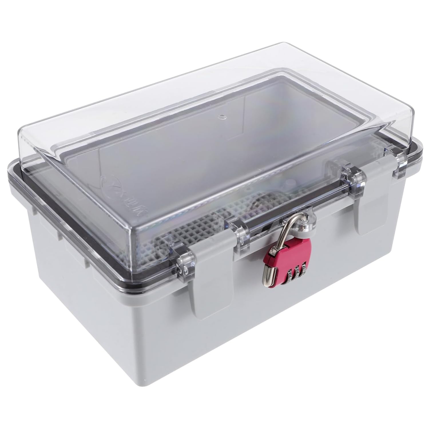 Balacoo Electrical Junction Box Cover Durable Weatherproof Outlet Protector Outdoor Plug Box with Hinged Lid for Electrical Installations Transparent