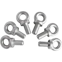 Epman Seat Harness Eye Bolt Size 7/16 for Racing Seat Safety Belt Harness, Set of 6